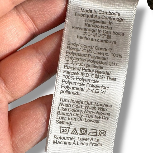 J Crew Factory Authentic Fleece Quilted Knit Pullover, Olive Green, Size Small - Picture 6 of 11